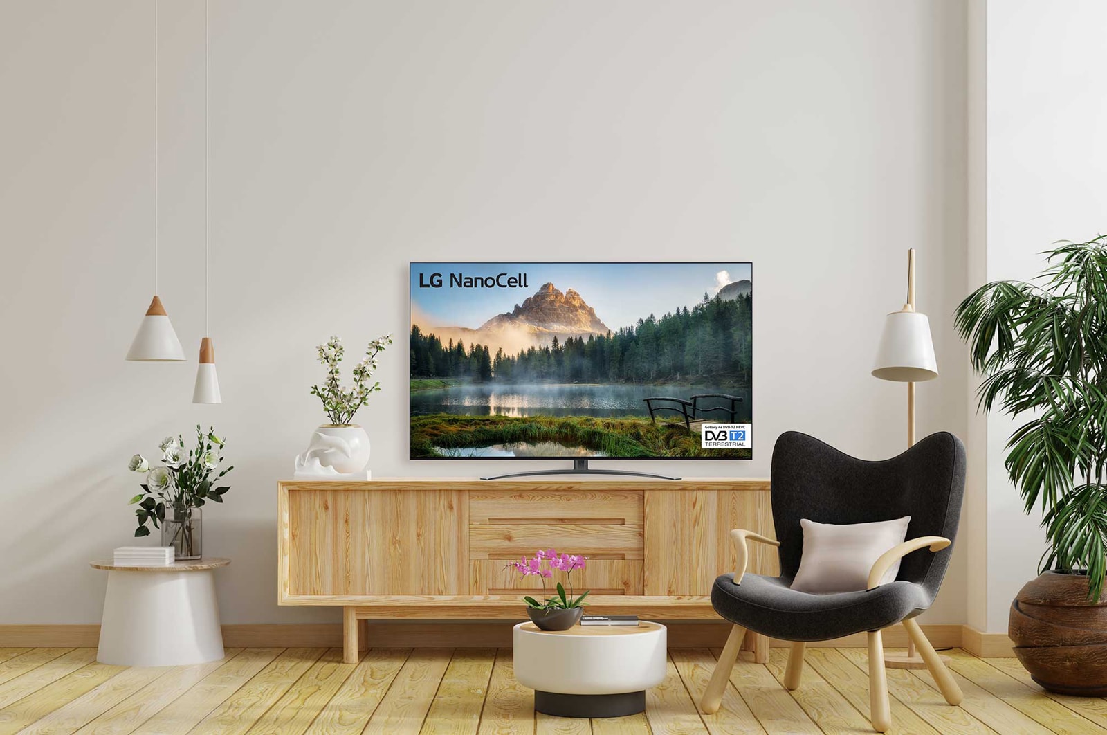 LG Telewizor LG 55” NanoCell 4K 2022 AI TV ze sztuczną inteligencją, DVB-T2/HEVC, 55NANO813QA, 55NANO813QA
