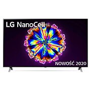 Telewizor LG 55” NanoCell 4K 2020 AI TV ze sztuczną inteligencją 55NANO90 55NANO903NA - widok z przodu