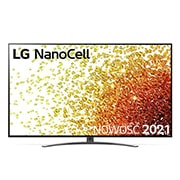 Telewizor LG 55” NanoCell 4K 2021 AI TV ze sztuczną inteligencją, DVB-T2/HEVC, 55NANO91 55NANO913PA - widok z przodu