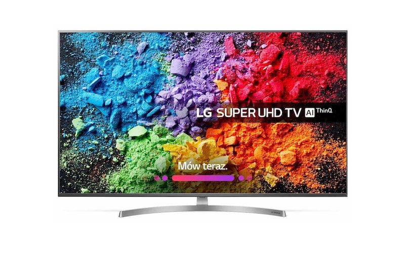 LG Telewizor LG 55” 4K SUPER UHD Smart TV HDR AI TV ze sztuczną inteligencją 55SK8100, 55SK8100PLA
