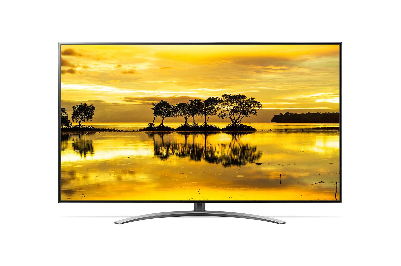 Telewizor 55&#34; NanoCell AI TV ze sztuczną inteligencją 4K HDR 55SM9010 55SM9010PLA - widok z przodu