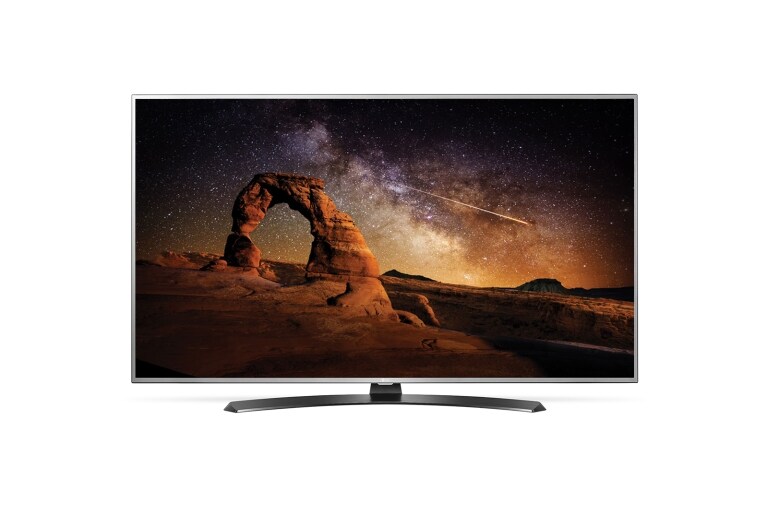 TELEWIZOR LG UHD 4K 55&#34;UH668V 55UH668V - widok z przodu