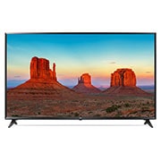 Telewizor LG 55&#34; 4K Smart TV HDR 55UK6100 55UK6100PLB - widok z przodu