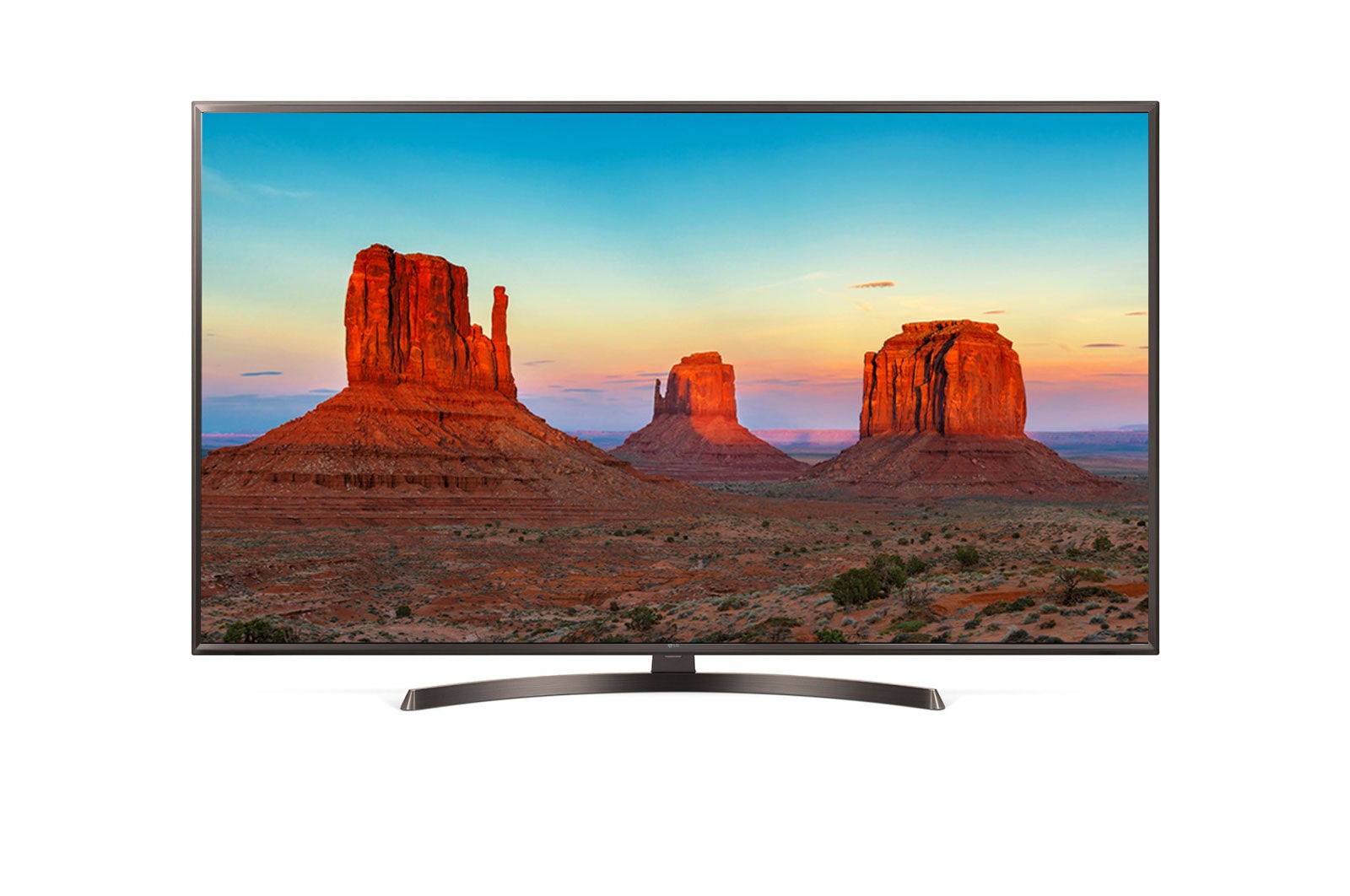 Telewizor LG 55&#34; 4K Smart TV z Active HDR AI TV ze sztuczną inteligencją 55UK6400 55UK6400PLF - widok z przodu