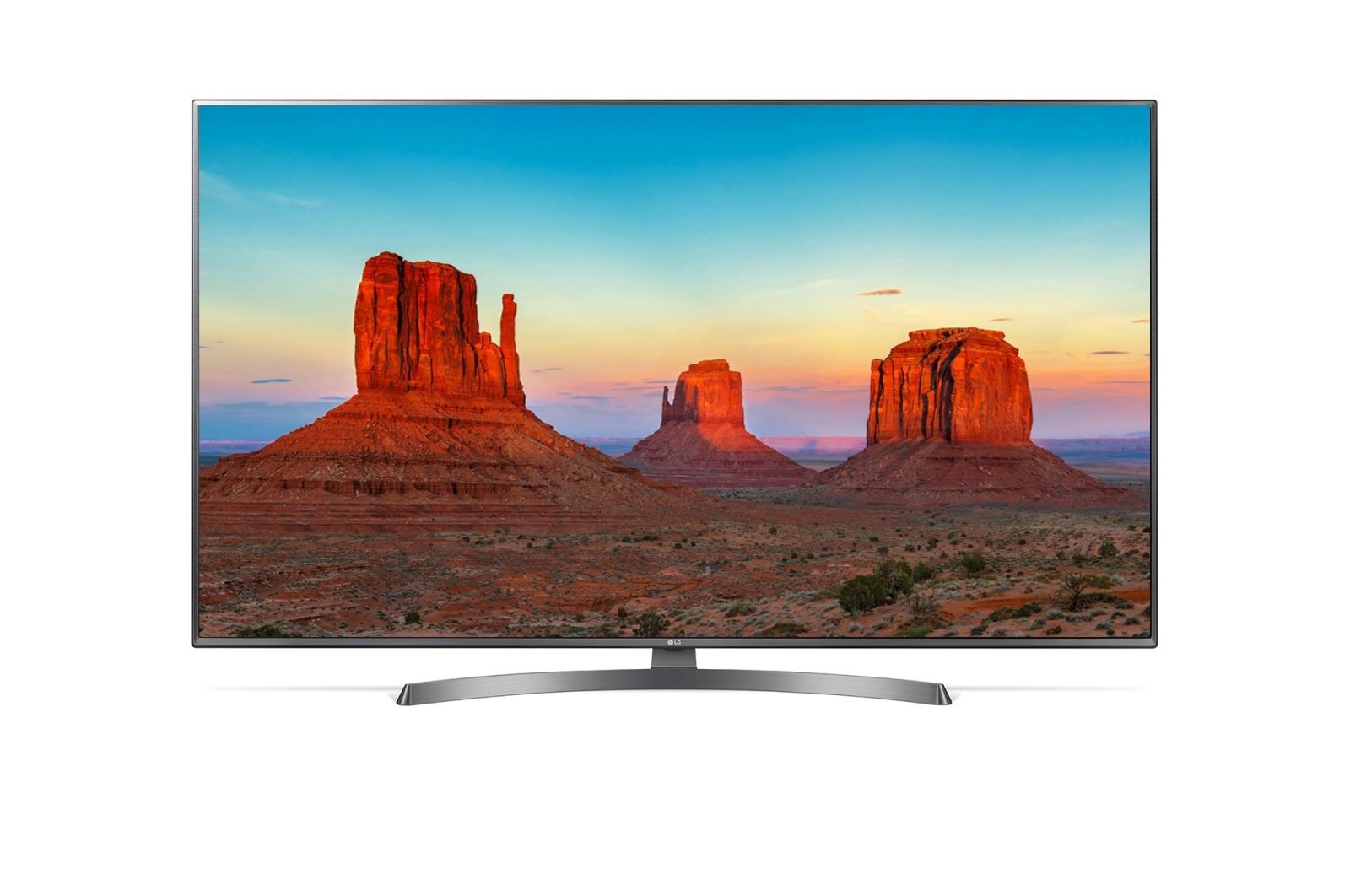 Telewizor LG 55” 4K Smart TV HDR 55UK6750 55UK6750PLD - widok z przodu