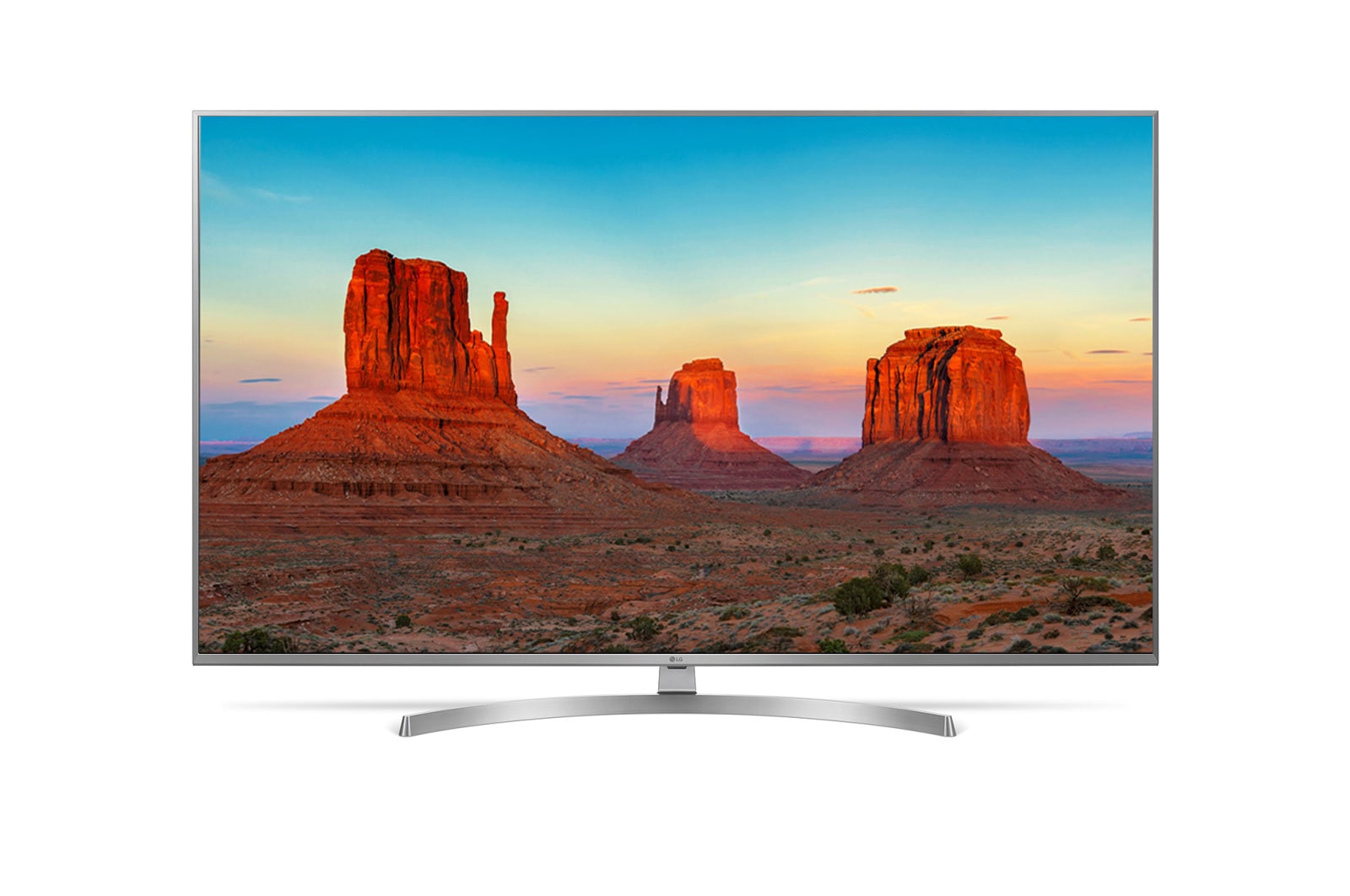 Telewizor LG 55” 4K Smart TV z HDR 55UK7550 55UK7550MLA - widok z przodu