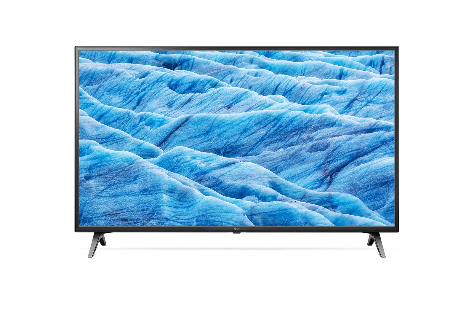 Telewizor LG 55&#34; 4K Smart TV Active HDR AI TV ze sztuczną inteligencją 55UM7100 55UM7100PLB - widok z przodu