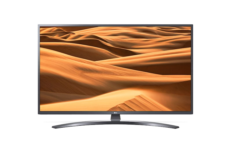 Front view of Telewizor LG 55" 4K HDR AI TV ze sztuczną inteligencją 55UM7400 55UM7400PLB