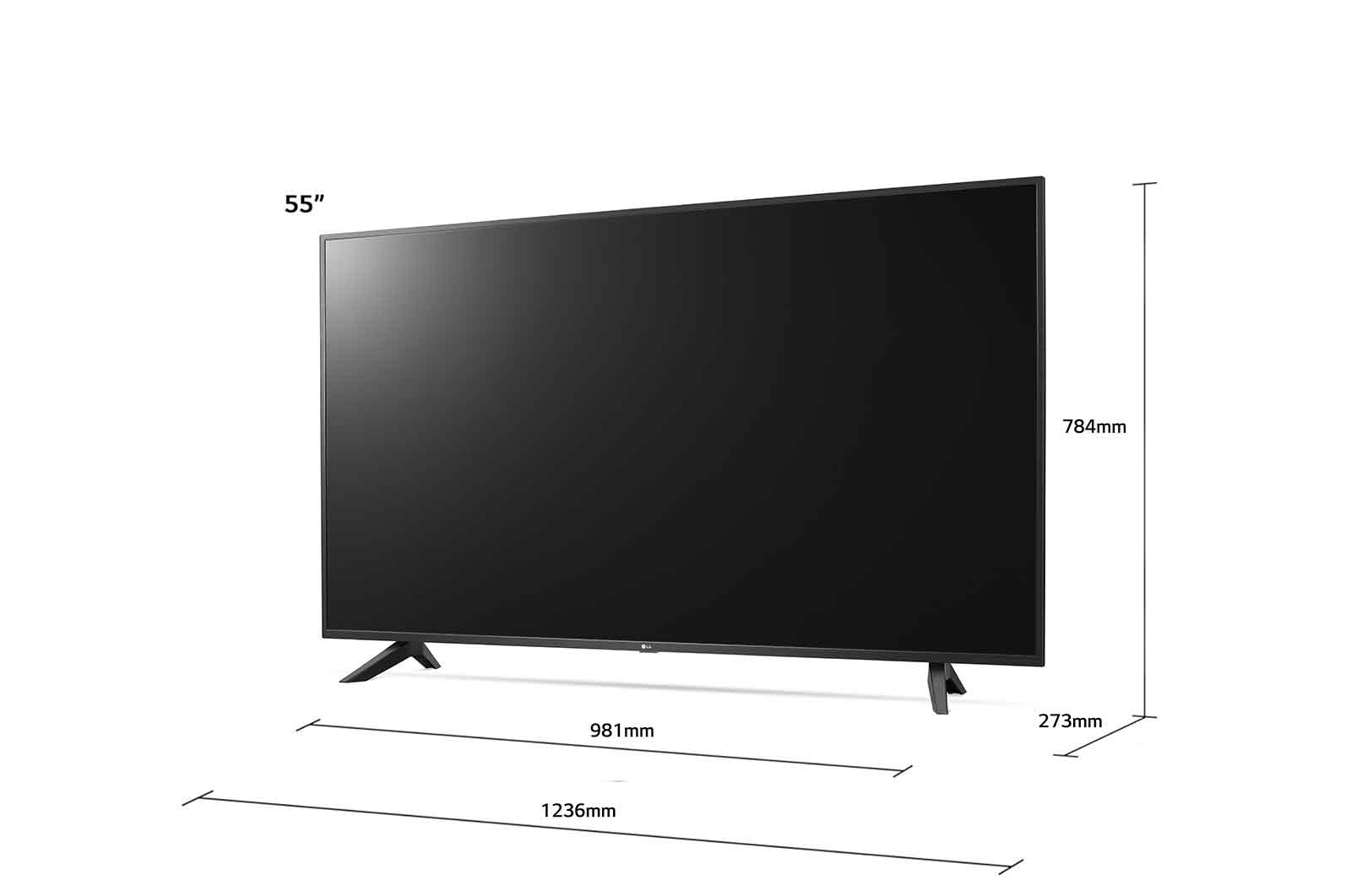 LG Telewizor LG 55” UHD 4K Cinema HDR AI TV ze sztuczną inteligencją 55UN70003LA, 55UN70003LA