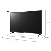 LG Telewizor LG 55” UHD 4K 2020 AI TV ze sztuczną inteligencją, DVB-T2, 55UN7300, 55UN73003LA