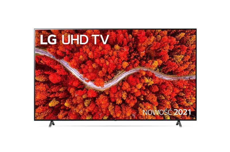 LG Telewizor LG 60” UHD 4K 2021 AI TV ze sztuczną inteligencją, DVB-T2, 60UP8000, 60UP80003LR