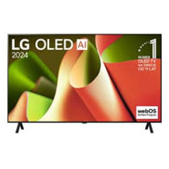 Telewizor LG OLED evo C4 AI 4K Smart TV 2024 55-calowy OLED55C45LA z procesorem alpha 9 AI 7 generacji 