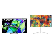 LG Promocja: telewizor LG 65” OLED evo 4K Smart TV OLED65C3 ze Stojakiem Gallery Stand, 65C31L-FS21.BUNDLE