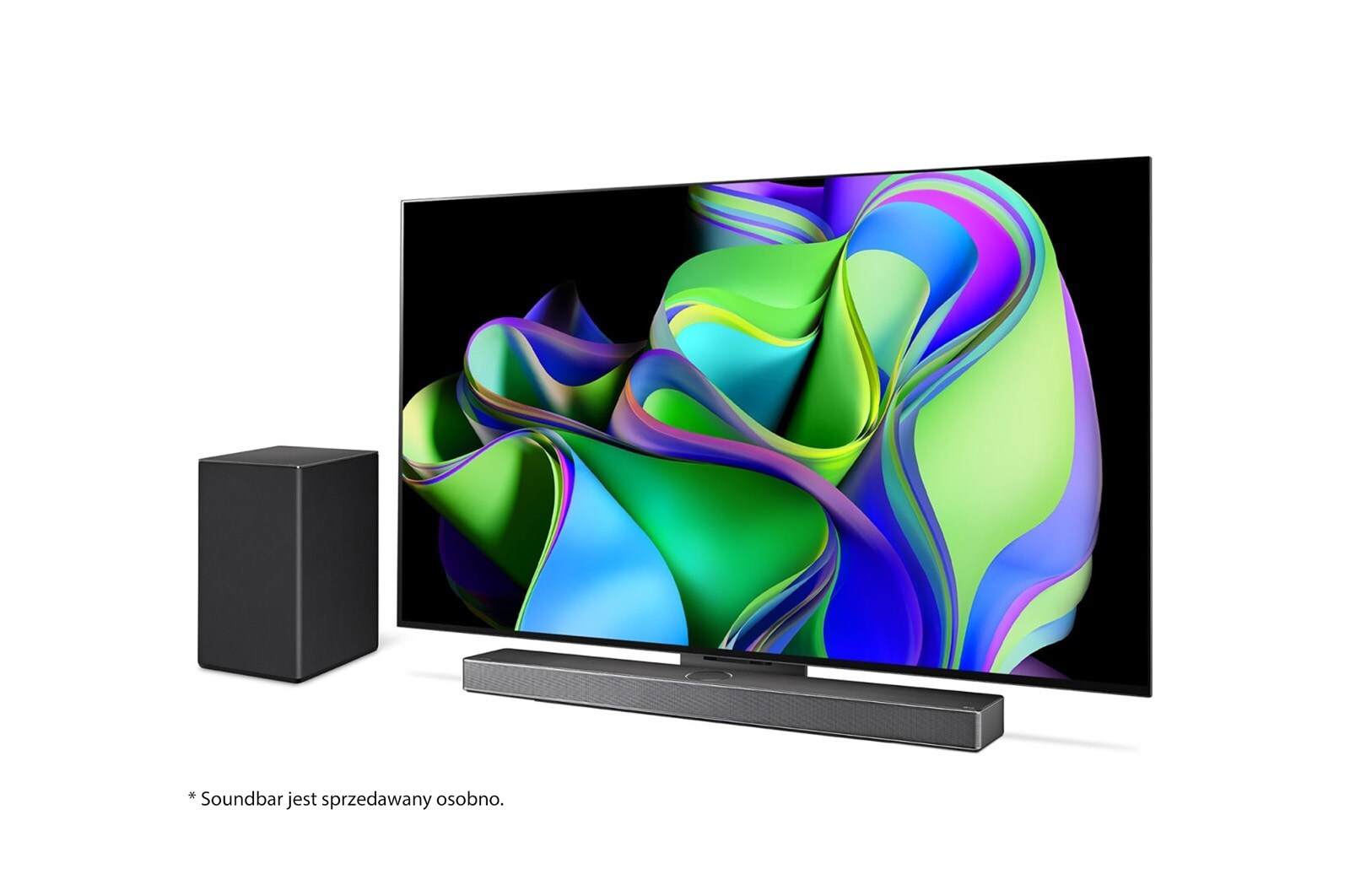 LG Telewizor 65” OLED evo 4K OLED65C3 z soundbarem SC9S, 65C31L-SC95.BUNDLE