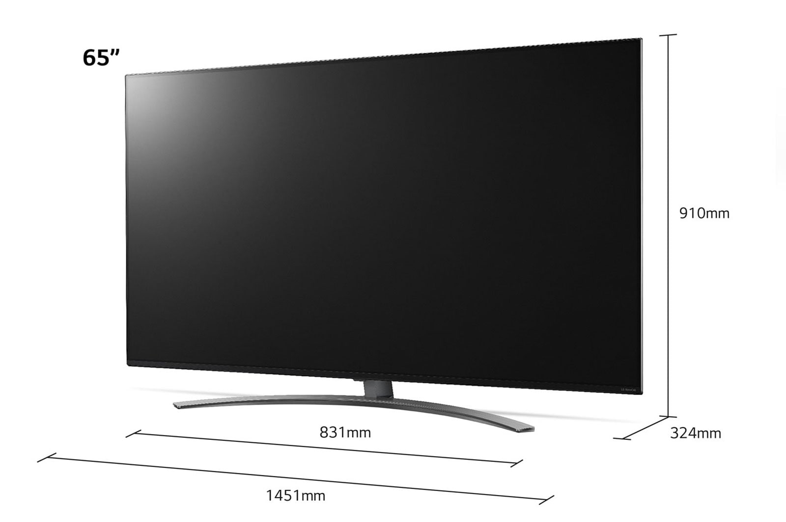 LG Telewizor LG 65” NanoCell 4K 2020 AI TV ze sztuczną inteligencją, DVB-T2, 65NANO86, 65NANO863NA