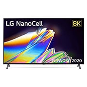 Telewizor LG 65” NanoCell 8K 2020 AI TV ze sztuczną inteligencją, DVB-T2, 65NANO95 65NANO953NA - widok z przodu