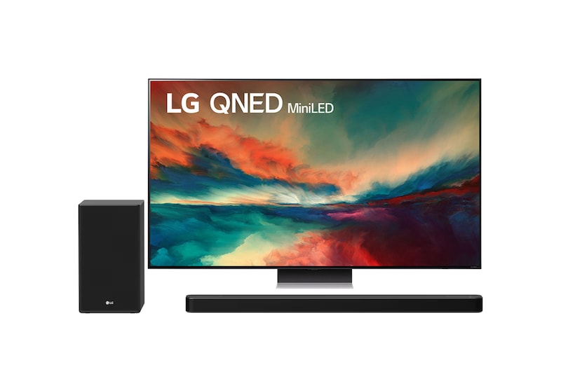 LG Telewizor 65” QNED 4K 65QNED863 z soundbarem SP8YA, 65Q86RE-SP8.BUNDLE