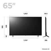 LG  Telewizor LG 65” QNED 4K Smart TV ze sztuczną inteligencją, 65QNED75, 65QNED756RA