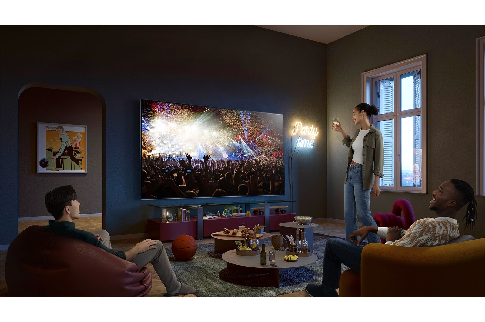 LG Telewizor LG 65” QNED MiniLED 4K Smart TV ze sztuczną inteligencją, 65QNED86, 65QNED863RE