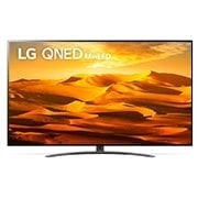 Telewizor LG 65” QNED MiniLED 4K 2022 AI TV ze sztuczną inteligencją, DVB-T2/HEVC, 65QNED91 65QNED913QE - widok z przodu