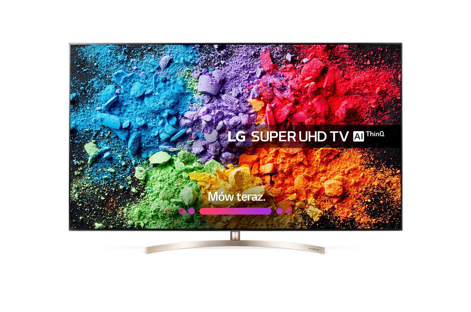 Telewizor LG 65” 4K UHD Smart TV HDR AI TV ze sztuczną inteligencją 65SK9500 65SK9500PLA - widok z przodu
