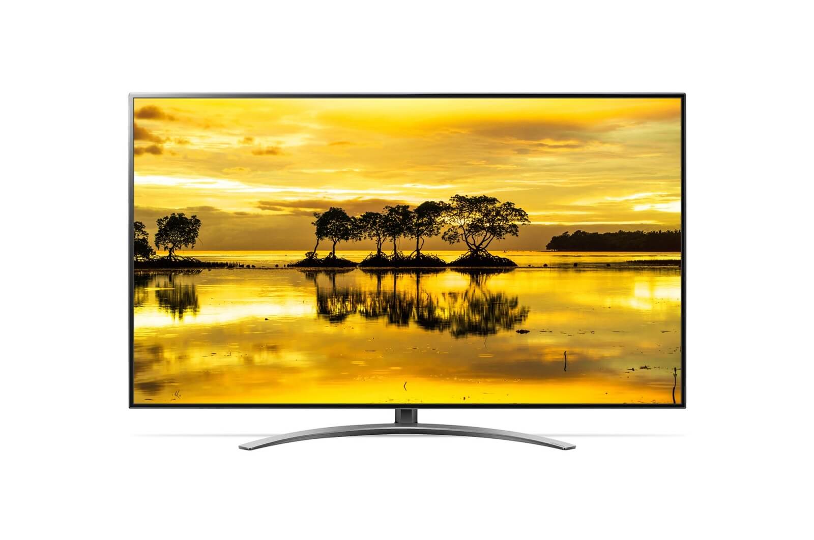 Telewizor LG 65&#34; NanoCell AI TV ze sztuczną inteligencją 4K HDR 65SM9010 65SM9010PLA - widok z przodu