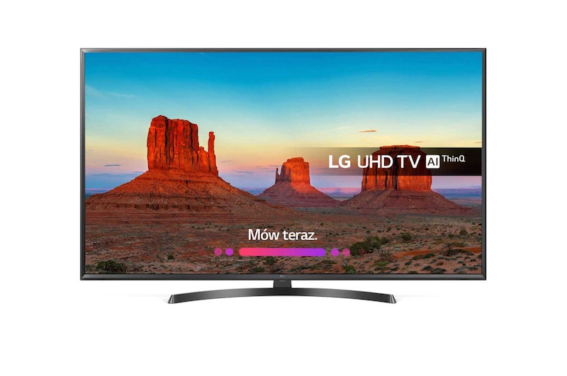 LG Telewizor LG 65" 4K Smart TV z Active HDR AI TV ze sztuczną inteligencją 65UK6470, 65UK6470PLC