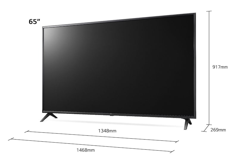 LG Telewizor LG 65” UHD 4K 2020 AI TV ze sztuczną inteligencją, DVB-T2, 65UN7100, 65UN71003LB