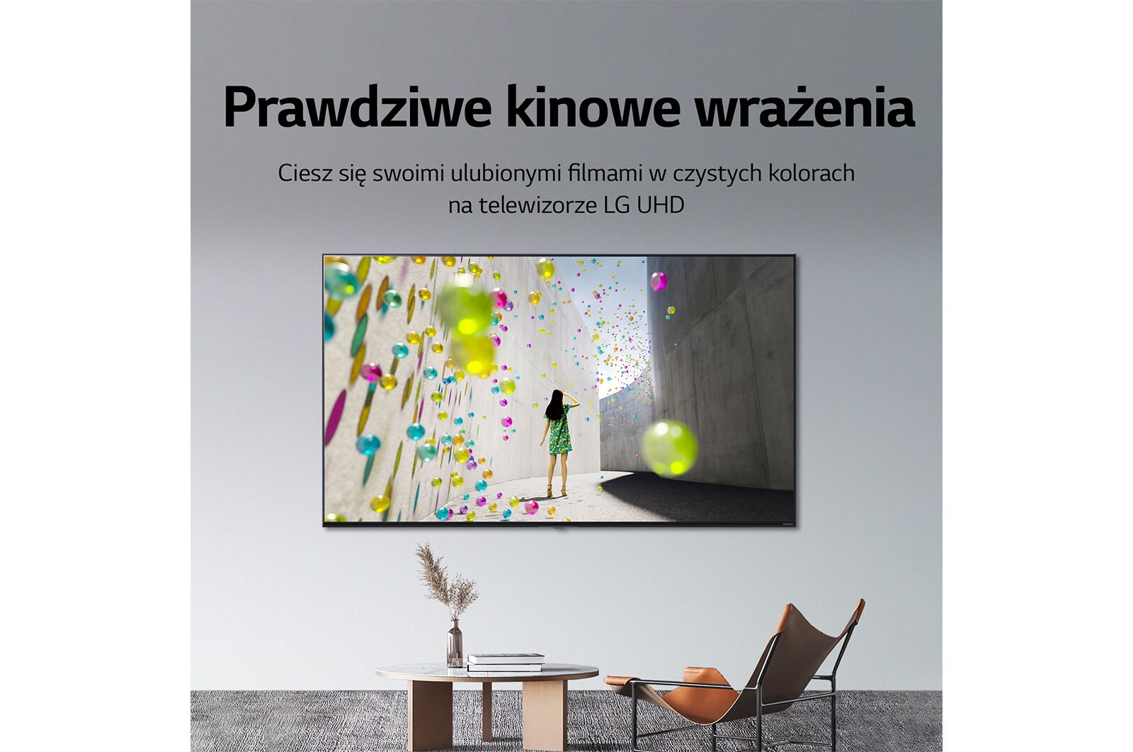 LG Telewizor LG 65" UHD 4K AI TV ze sztuczną inteligencją, DVB-T2/HEVC, 65UQ8100, 65UQ81003LB