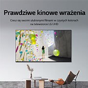 LG Telewizor LG 65" UHD 4K AI TV ze sztuczną inteligencją, DVB-T2/HEVC, 65UQ8100, 65UQ81003LB