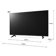 LG Telewizor LG 70” UHD 4K 2020 AI TV ze sztuczną inteligencją, DVB-T2, 70UN7070, 70UN70703LB