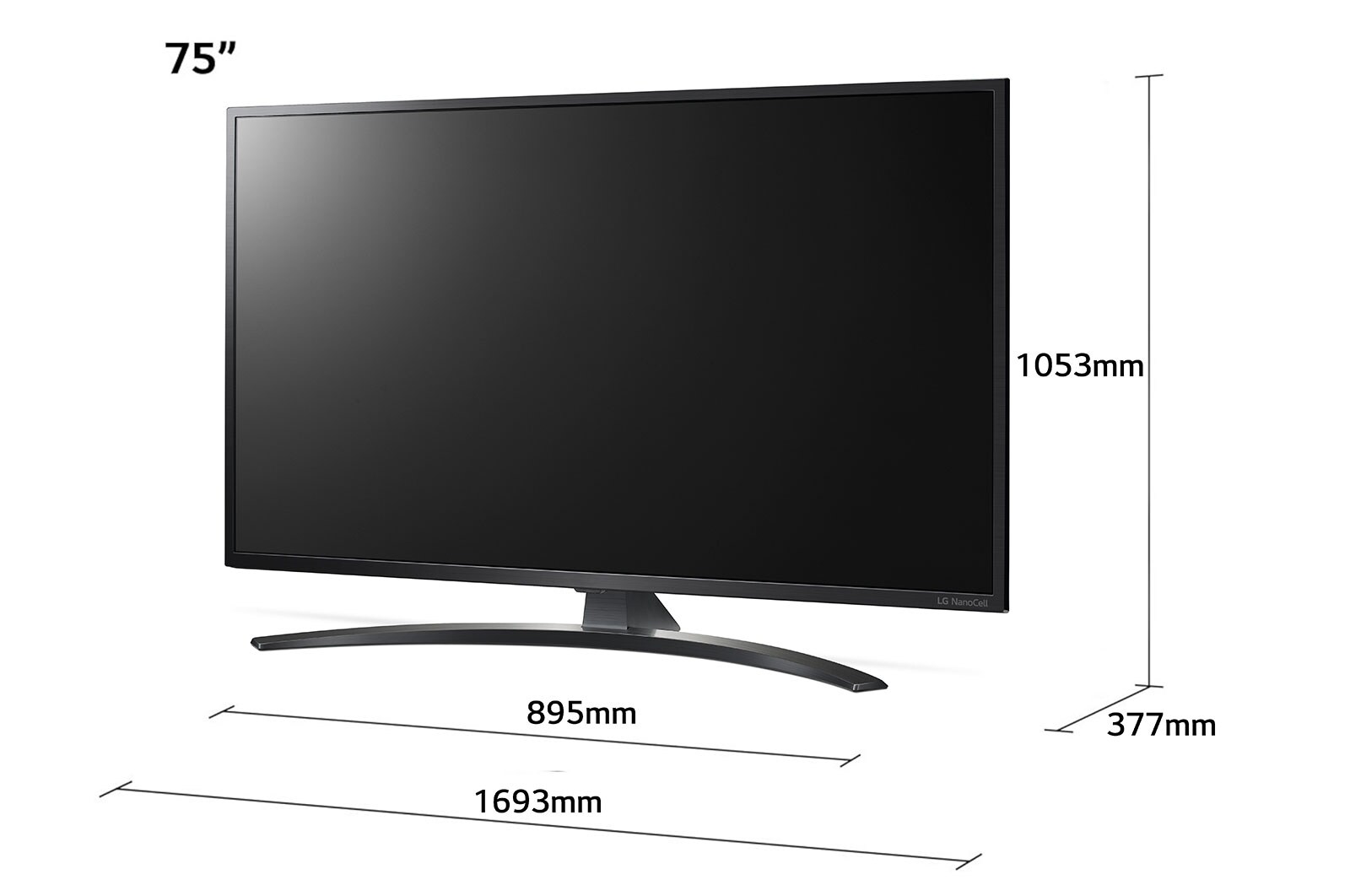 LG Telewizor LG 75” NanoCell 4K 2020 AI TV ze sztuczną inteligencją, DVB-T2, 75NANO79, 75NANO793NF
