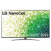 Telewizor LG 75” NanoCell 4K 2021 AI TV ze sztuczną inteligencją, DVB-T2/HEVC, 75NANO86 75NANO863PA - widok z przodu