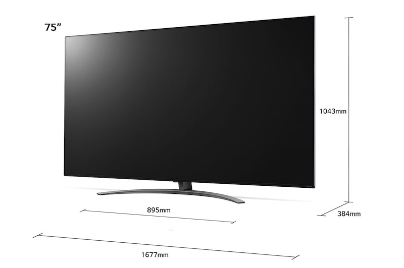 LG Telewizor LG 75” NanoCell 4K 2020 AI TV ze sztuczną inteligencją 75NANO91, 75NANO913NA
