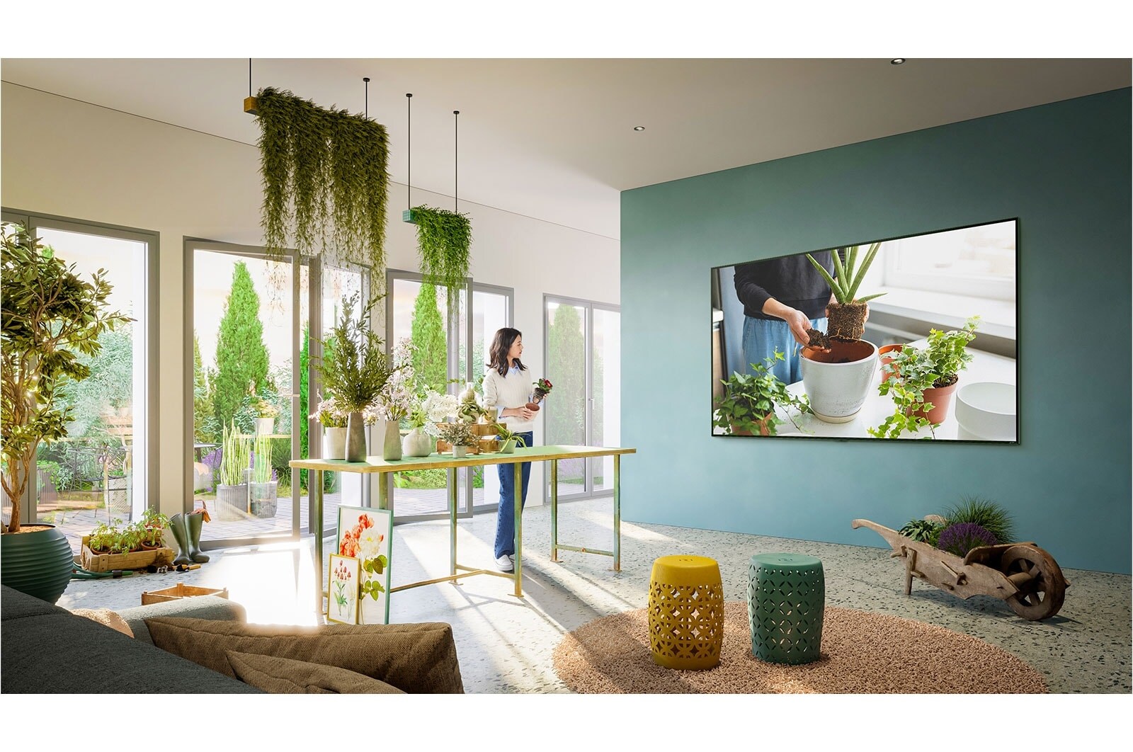 LG Telewizor LG 75” QNED 4K Smart TV ze sztuczną inteligencją, 75QNED82, 75QNED823RE