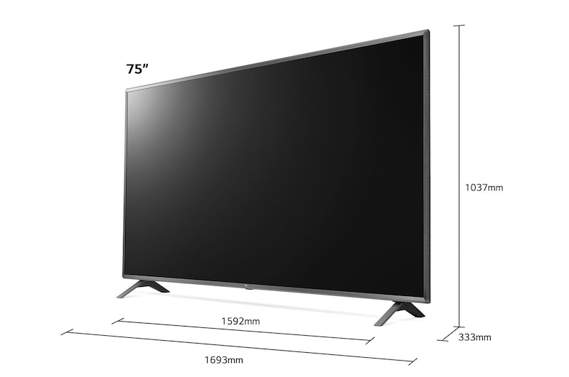 LG Telewizor LG 75” UHD 4K 2020 Cinema HDR AI TV ze sztuczną inteligencją 75UN85003, 75UN85003LA