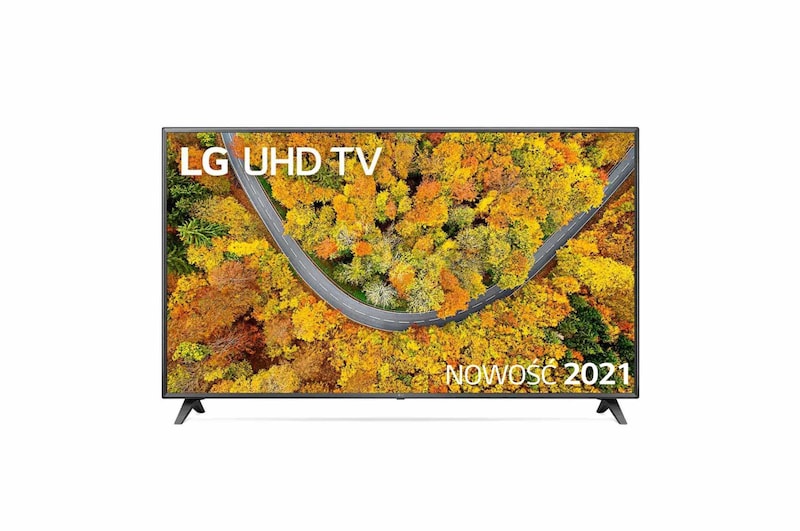LG Telewizor LG 75” UHD 4K 2021 AI TV ze sztuczną inteligencją, DVB-T2/HEVC, 75UP7500, 75UP75003LC