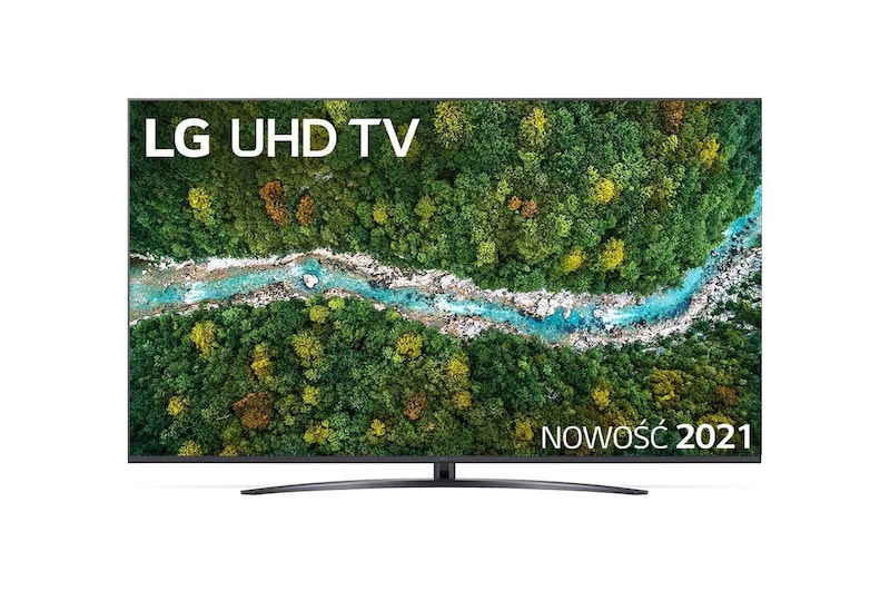 LG Telewizor LG 75” UHD 4K 2021 AI TV ze sztuczną inteligencją, DVB-T2/HEVC, 75UP7800, 75UP78003LB