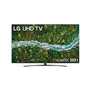 Telewizor LG 75” UHD 4K 2021 AI TV ze sztuczną inteligencją, DVB-T2/HEVC, 75UP7800 75UP78003LB - widok z przodu