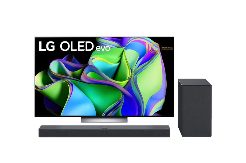 LG Telewizor 77” OLED evo 4K OLED77C3 z soundbarem SC9S, 77C31L-SC95.BUNDLE