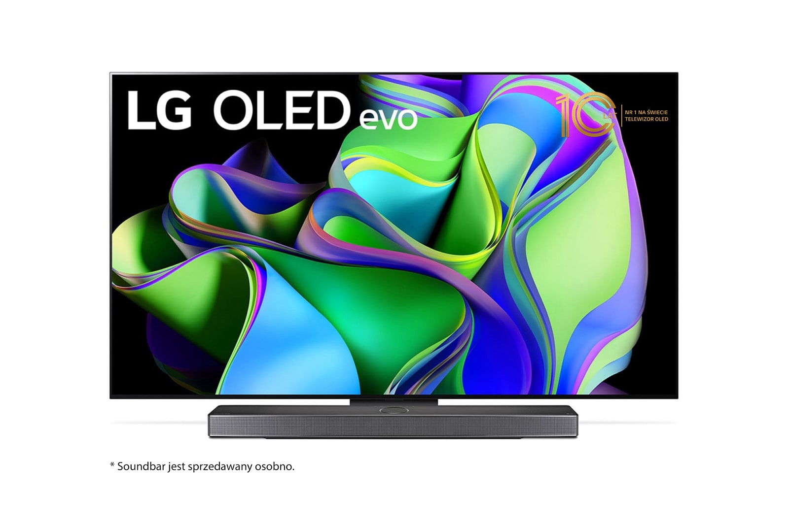 LG Telewizor 77” OLED evo 4K OLED77C3 z soundbarem SC9S, 77C31L-SC95.BUNDLE