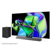 LG Telewizor 77” OLED evo 4K OLED77C3 z soundbarem SC9S, 77C31L-SC95.BUNDLE