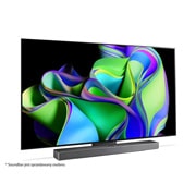 LG Telewizor 77” OLED evo 4K OLED77C3 z soundbarem SC9S, 77C31L-SC95.BUNDLE