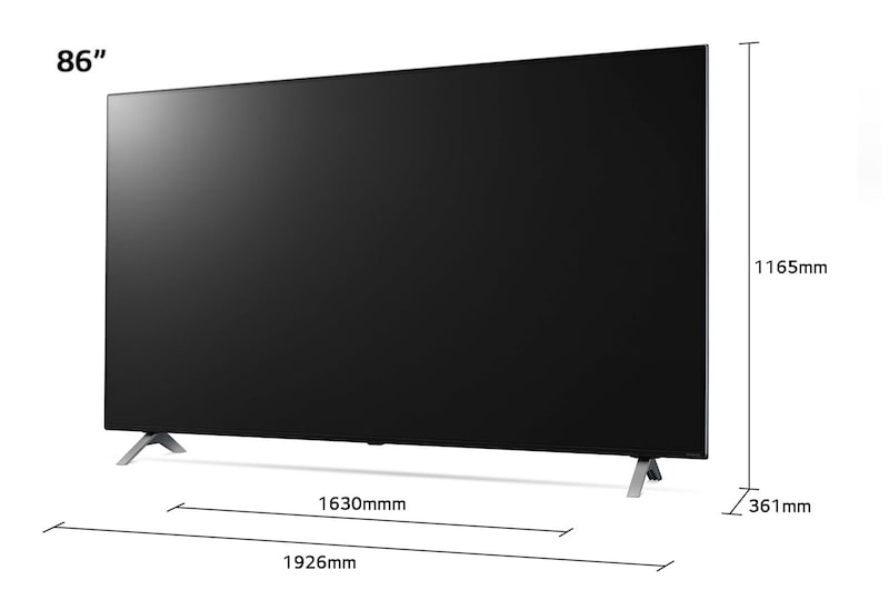 LG Telewizor LG 86” NanoCell 4K 2020 AI TV ze sztuczną inteligencją 86NANO90, 86NANO903NA