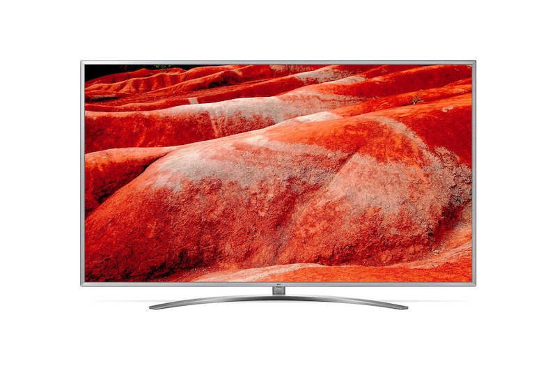 Front view of Telewizor LG 86" 4K Smart TV z Cinema HDR AI TV ze sztuczną inteligencją 86UM7600 86UM7600PLB