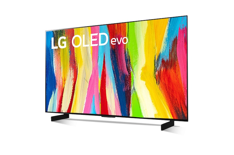LG Telewizor LG 42” OLED evo 4K ze sztuczną inteligencją, Cinema HDR, Smart TV, 120Hz, DVB-T2/HEVC, OLED42C2, OLED42C21LA