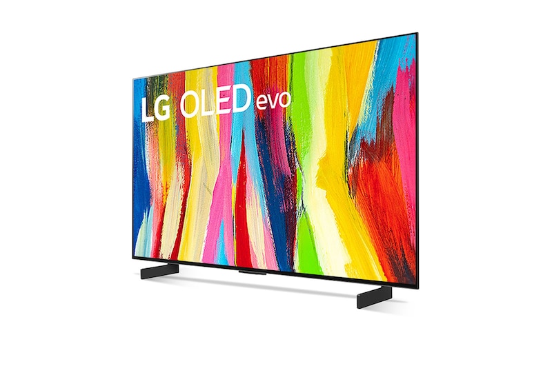 LG Telewizor LG 42” OLED evo 4K ze sztuczną inteligencją, Cinema HDR, Smart TV, 120Hz, DVB-T2/HEVC, OLED42C2, OLED42C21LA
