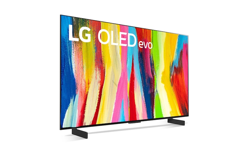 LG Telewizor LG 42” OLED evo 4K ze sztuczną inteligencją, Cinema HDR, Smart TV, 120Hz, DVB-T2/HEVC, OLED42C2, OLED42C21LA