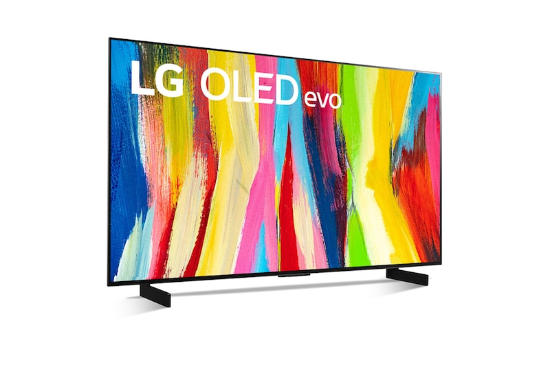 LG Telewizor LG 42” OLED evo 4K ze sztuczną inteligencją, Cinema HDR, Smart TV, 120Hz, DVB-T2/HEVC, OLED42C2, OLED42C21LA