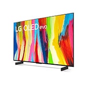 LG Telewizor LG 42” OLED evo 4K ze sztuczną inteligencją, Cinema HDR, Smart TV, 120Hz, DVB-T2/HEVC, OLED42C2, OLED42C21LA